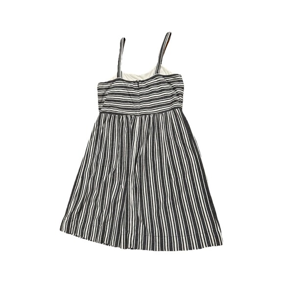 Ann Taylor LOFT Women's Striped Square Neck Mini Dress Medium Summer Casual - Picture 6 of 7